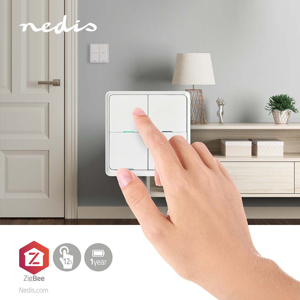 Nedis SmartLife Seinäkytkin | 4-pain.