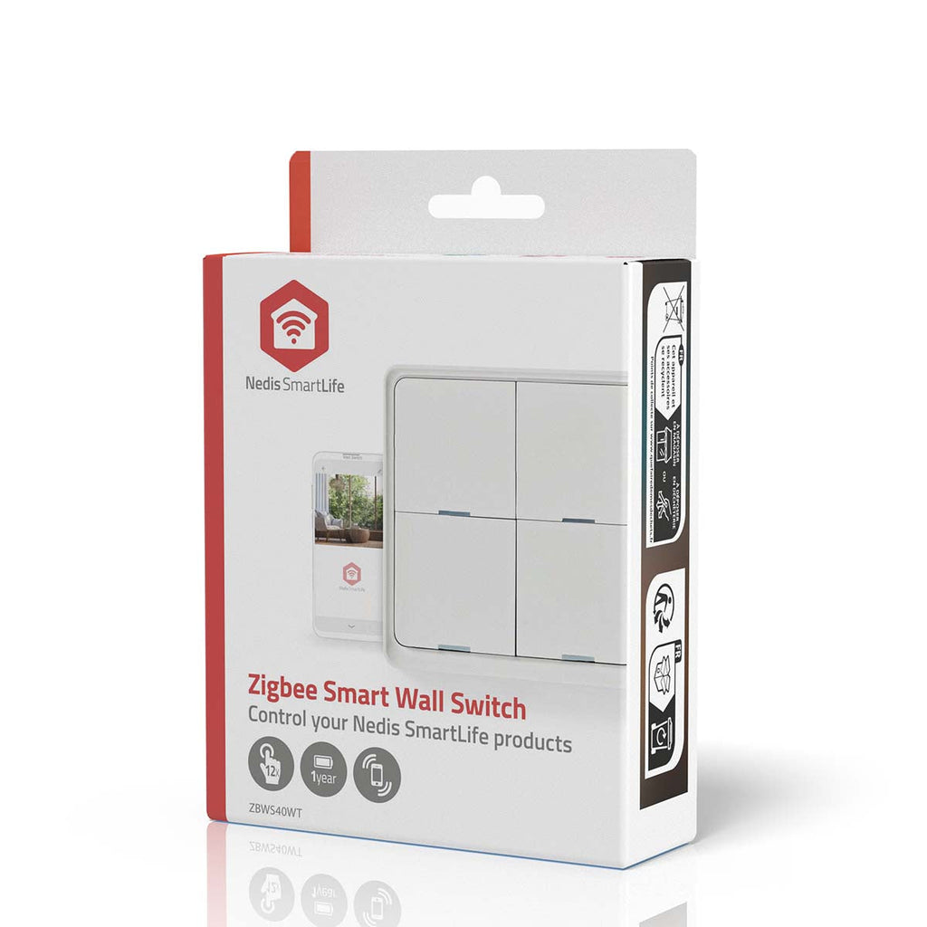 Nedis SmartLife Seinäkytkin | 4-pain.
