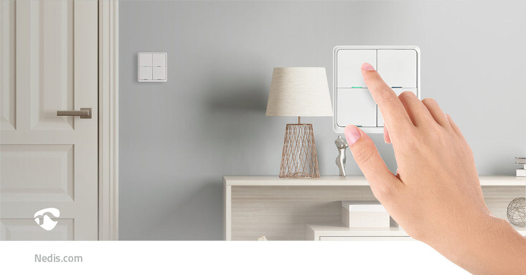 Nedis SmartLife Seinäkytkin | 4-pain.