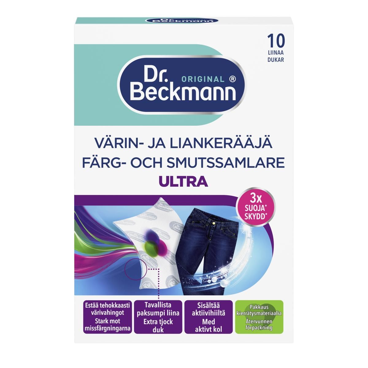 Dr beckmann Värin ja Liankeräjä Ultra 10 kpl