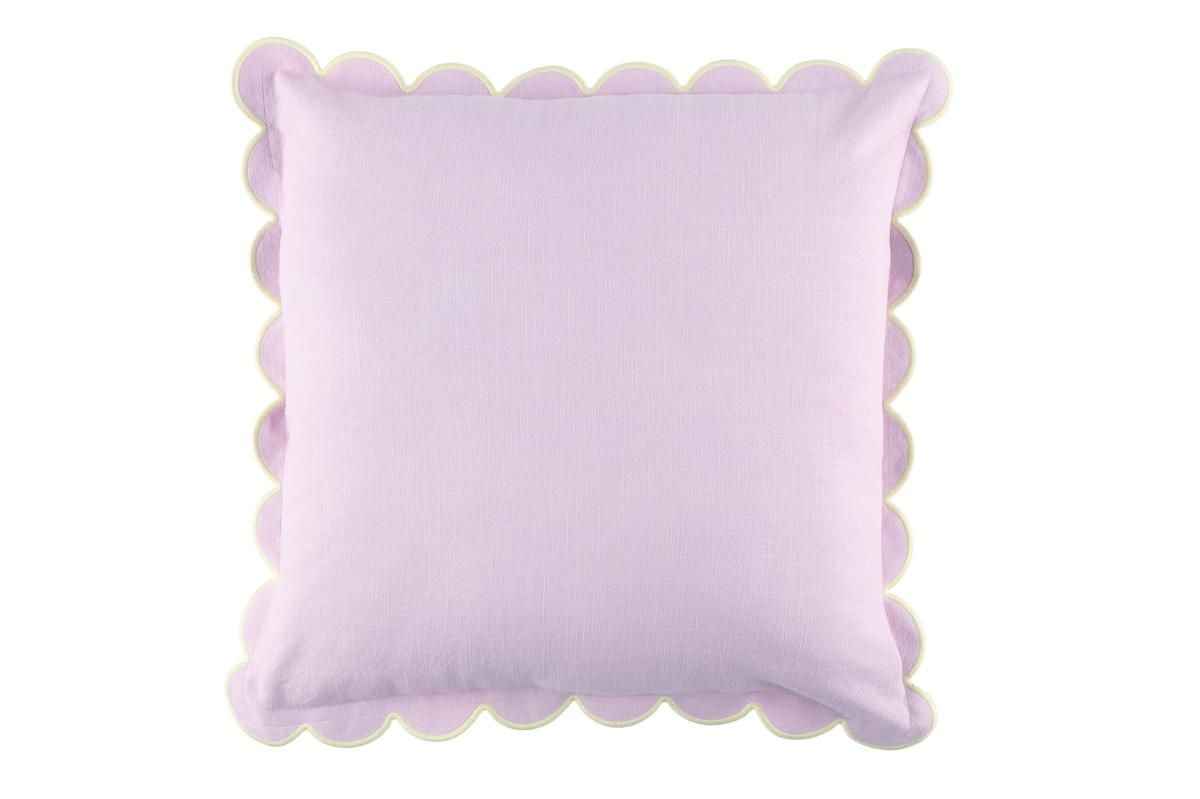 Fanni K Koristetyyny Scallop 50x50 Laventeli