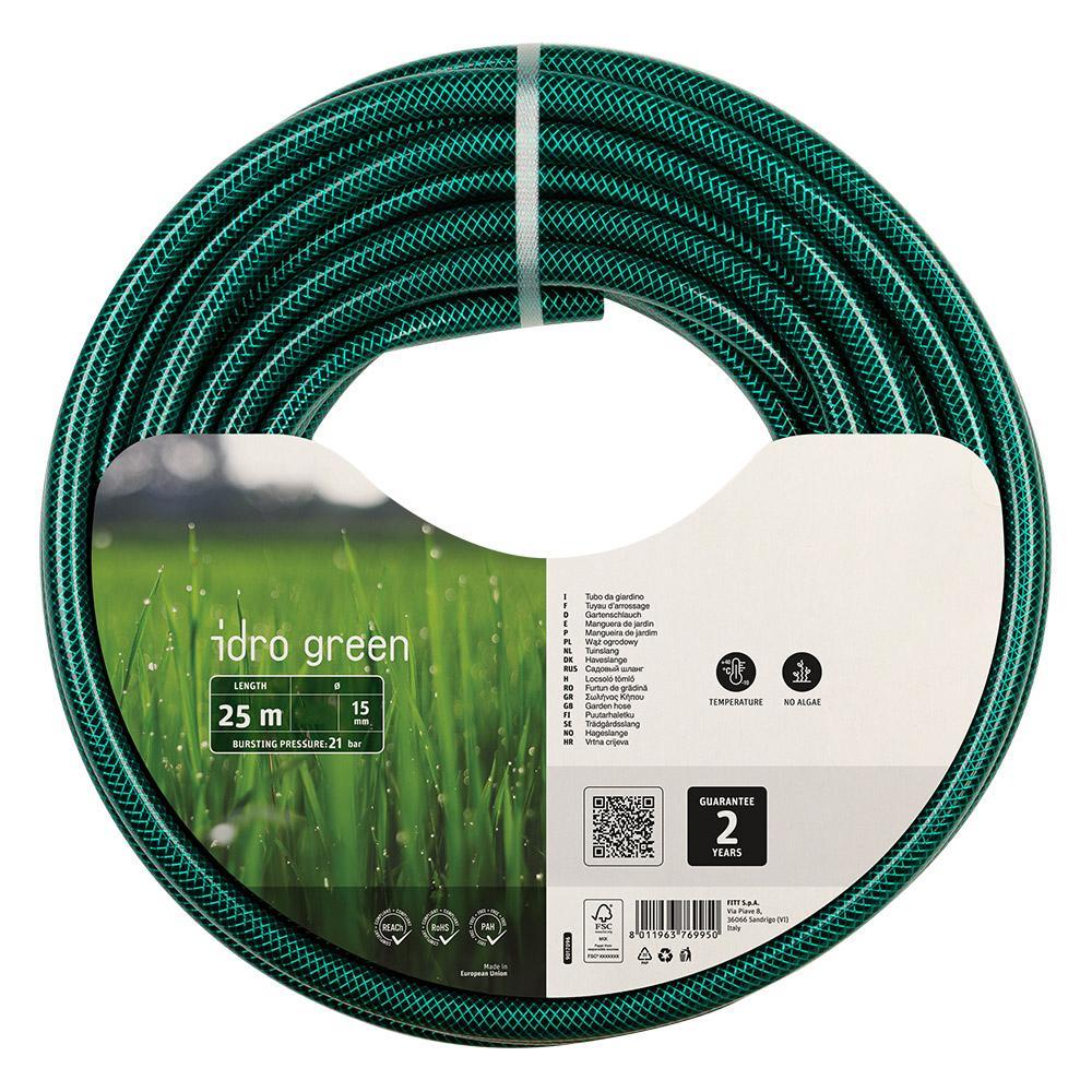 Kasteluletku FLORA 5/8", 25m, kiertymaton Laadukas, kestava ja kiertymaton 5-kerroksinen puutarhaletku. Paineenkesto 27bar.