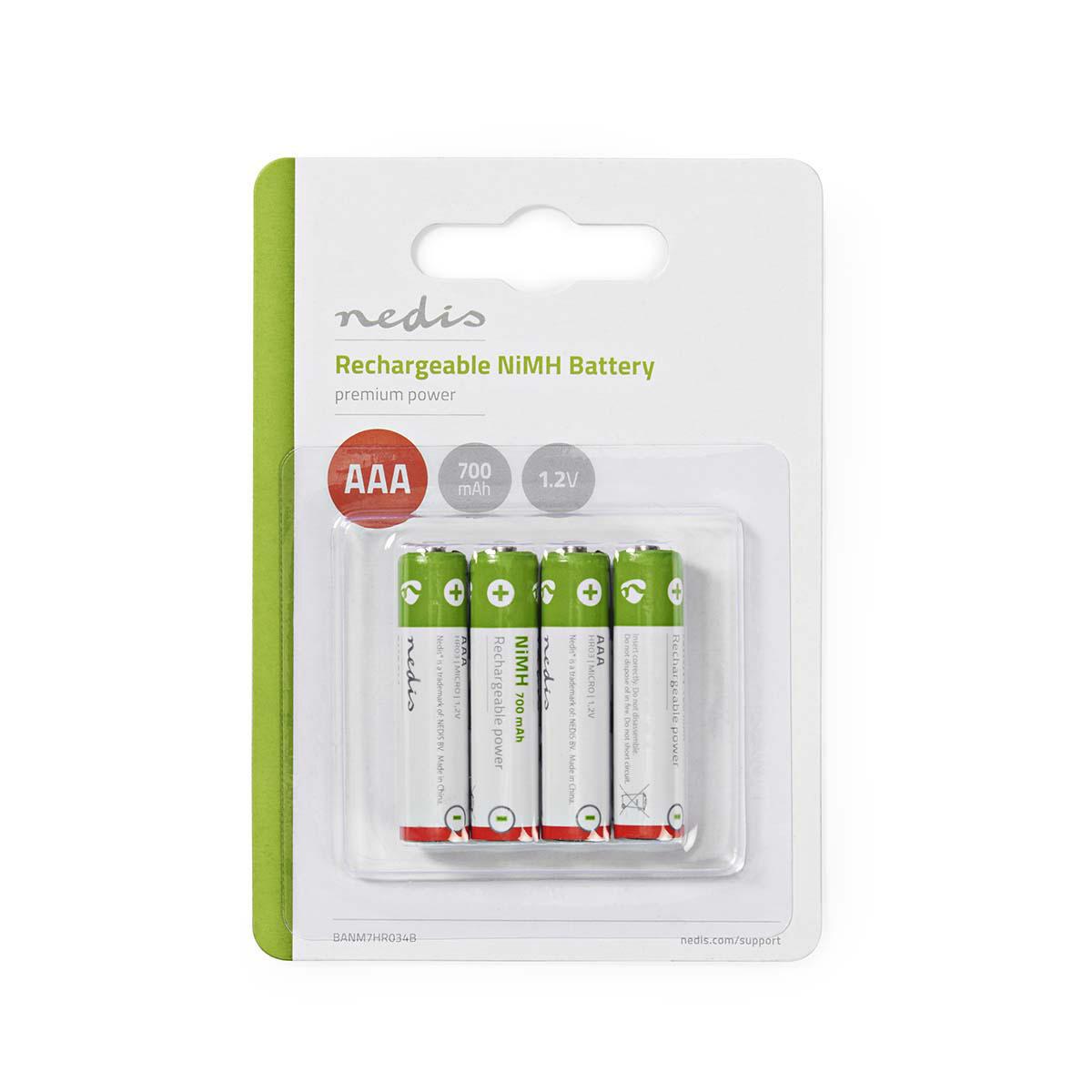 Ladattava Ni-MH-Akku AAA | 1.2 V | 700 mAh