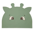 NUUROO Albert Ruokalusta Dusty Green koko 40x 32,5 cm valmistettu sertifioidusta elintarvikeluokan (LFGB) silikonista