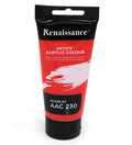 Renaissance akryylimaali 75ml, Scarlet Laadukas akryylimaali vaativampaankin kayttoon. Maali soveltuu paperille,