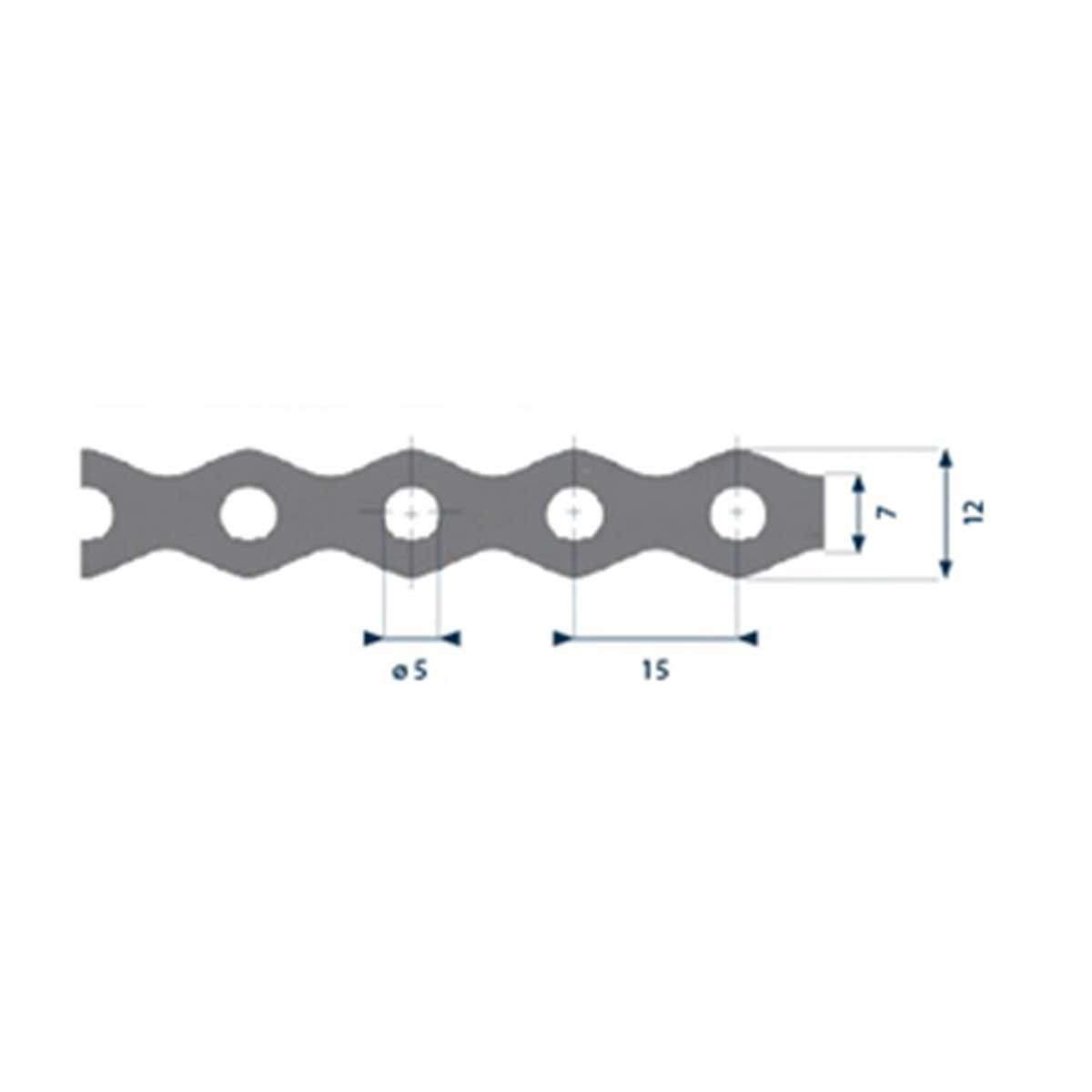Patenttivanne 12*0,7*3 m ø 5 mm