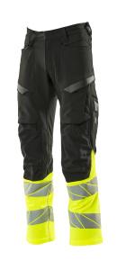 Mascot Accelerate Safe Ultimate stretch miesten Housut polvitaskuilla musta/keltainen Materiaalit ja kasittely Tuotteessa on