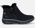 Skechers naisten Relaxed Fit: Easy Going - High Zip 2 - Waterproof - Musta Pida itsesi lampimana koko kylman kauden ajan