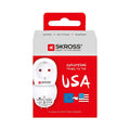 Skross Matka-adapteri Eurooppa-USA Maadoitettu Matkasovittimen ansiosta voit soittaa kotiin milloin haluat, koska puhelimesi