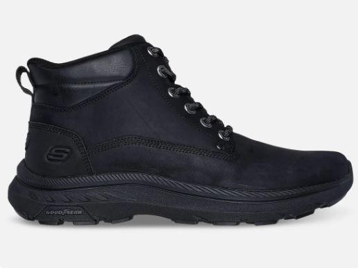 Skechers Miesten Relaxed Fit: Slip-ins: Pollard - Waylon - Black Kohtaa elementit vaivattomalla mukavuudella Skechers Hands