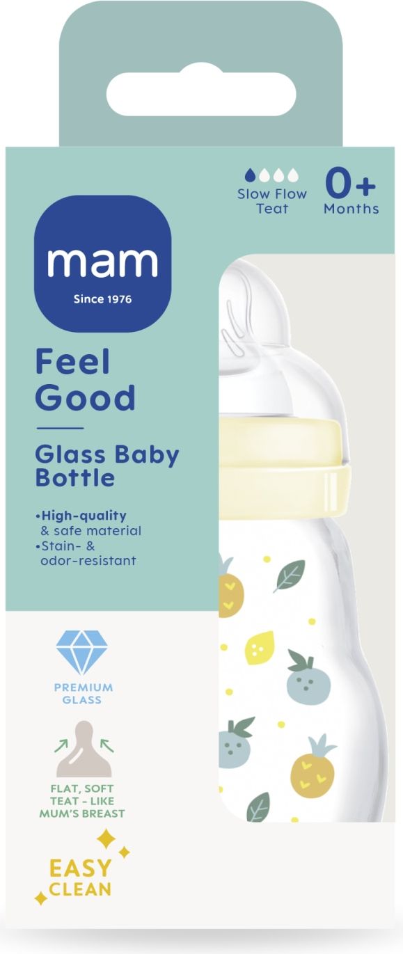 Mam Feel Good lasinen tuttipullo 170 ml
