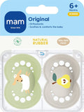 Mam Original 6-16kk luonnonkumi 2 kpl tutti