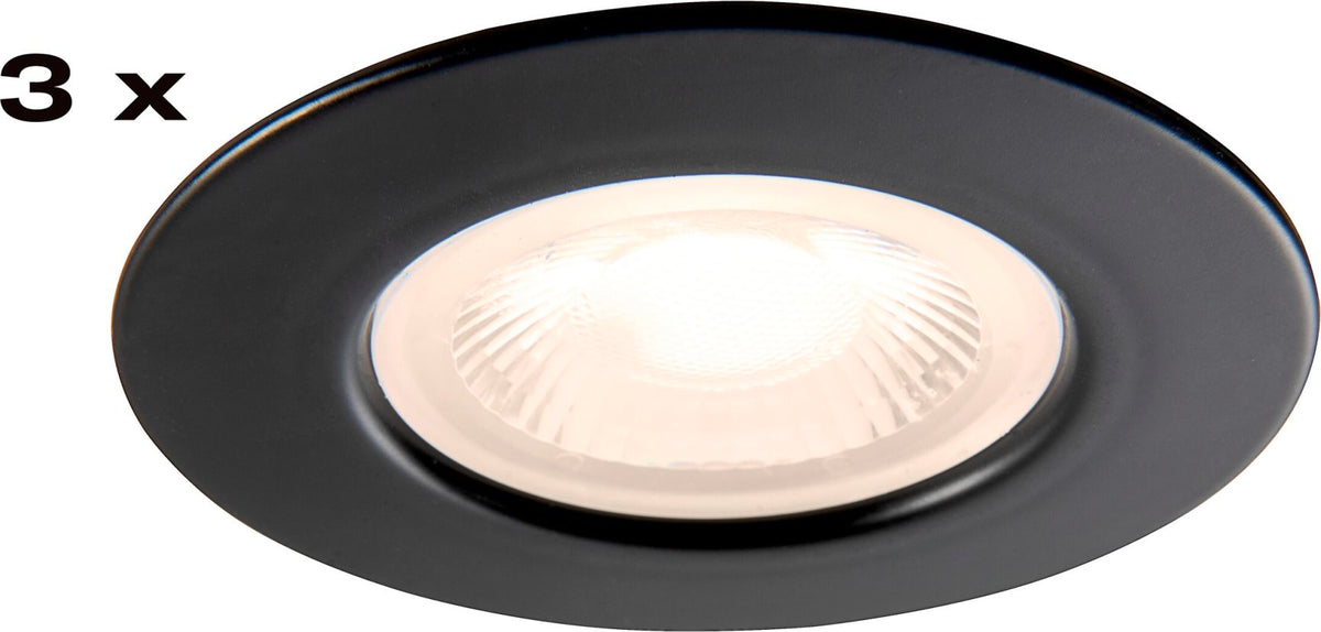 Airam Fio Fix IP44 Dim 6 w/3000k Musta