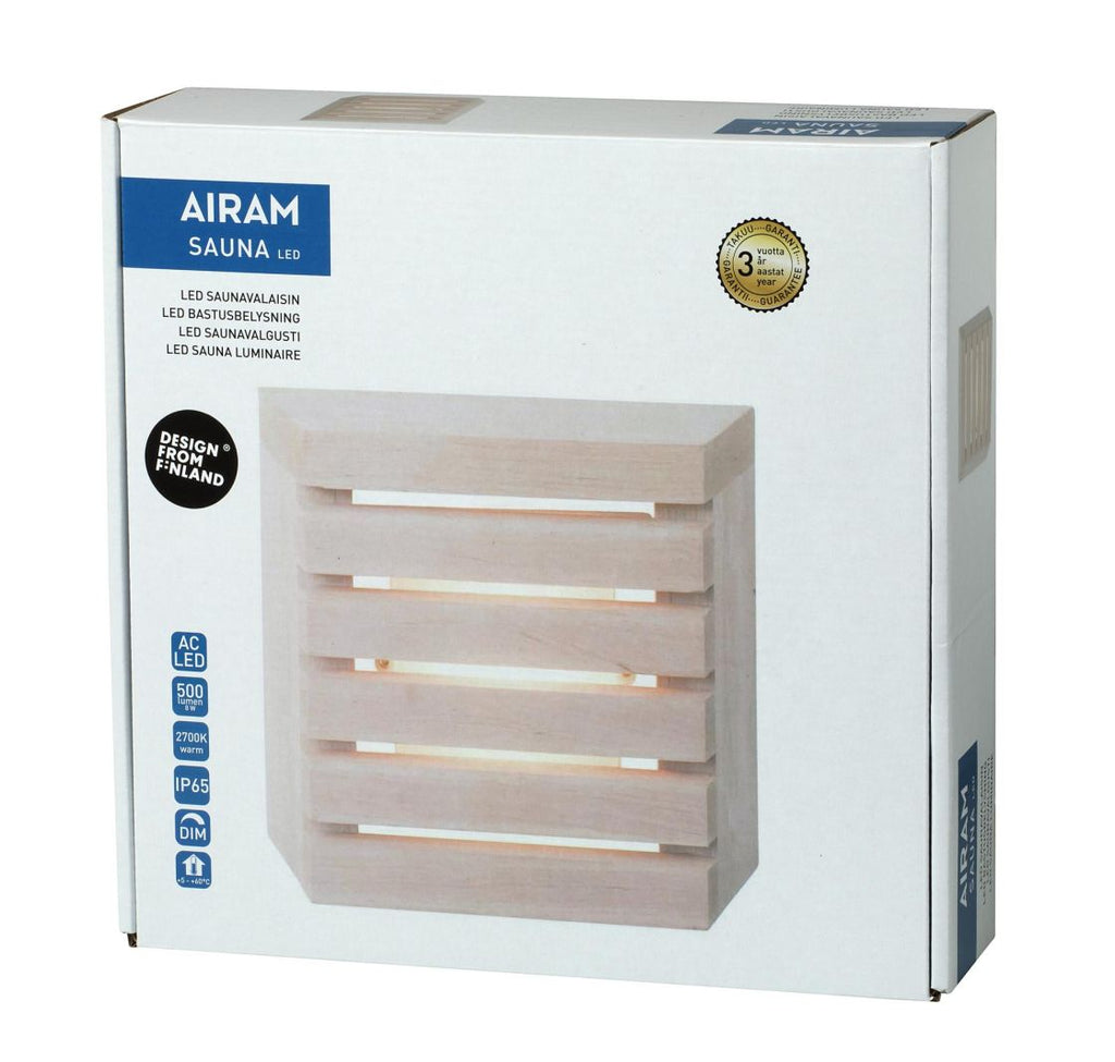 Airam LED-Saunavalaisin 2700k 500 lm