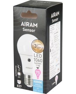 Airam Led sensor E27 1100 lm/4000k