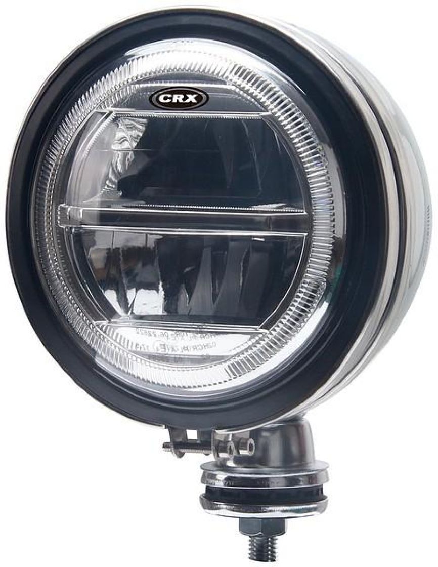 Ajovalo LED pyöreä 165 mm kromattu