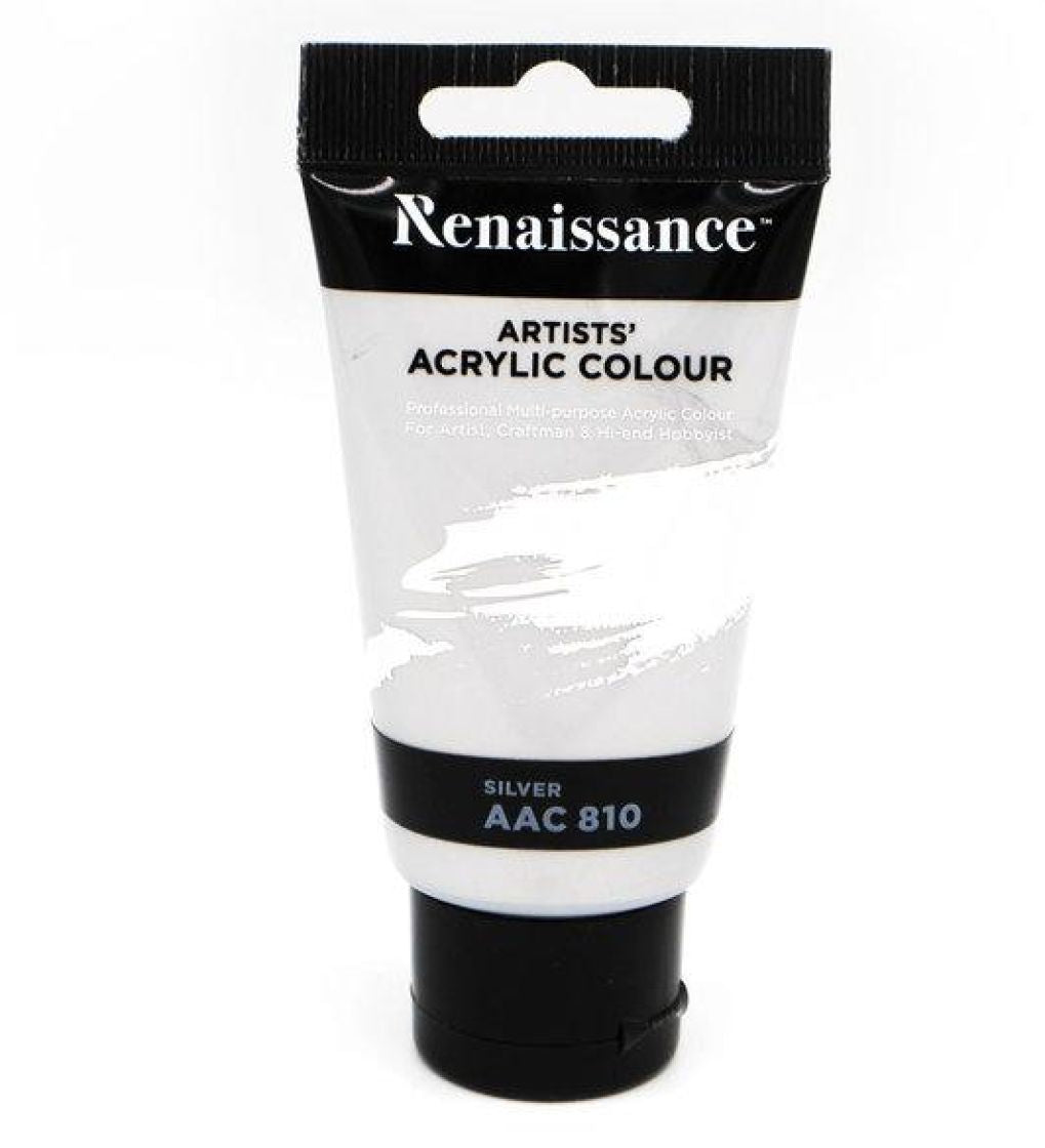 Renaissance akryylimaali 75 ml, Silver