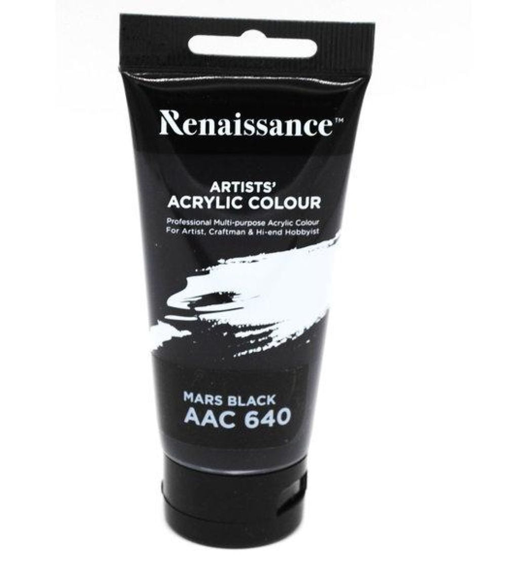 Renaissance akryylimaali 75 ml, Mars Black