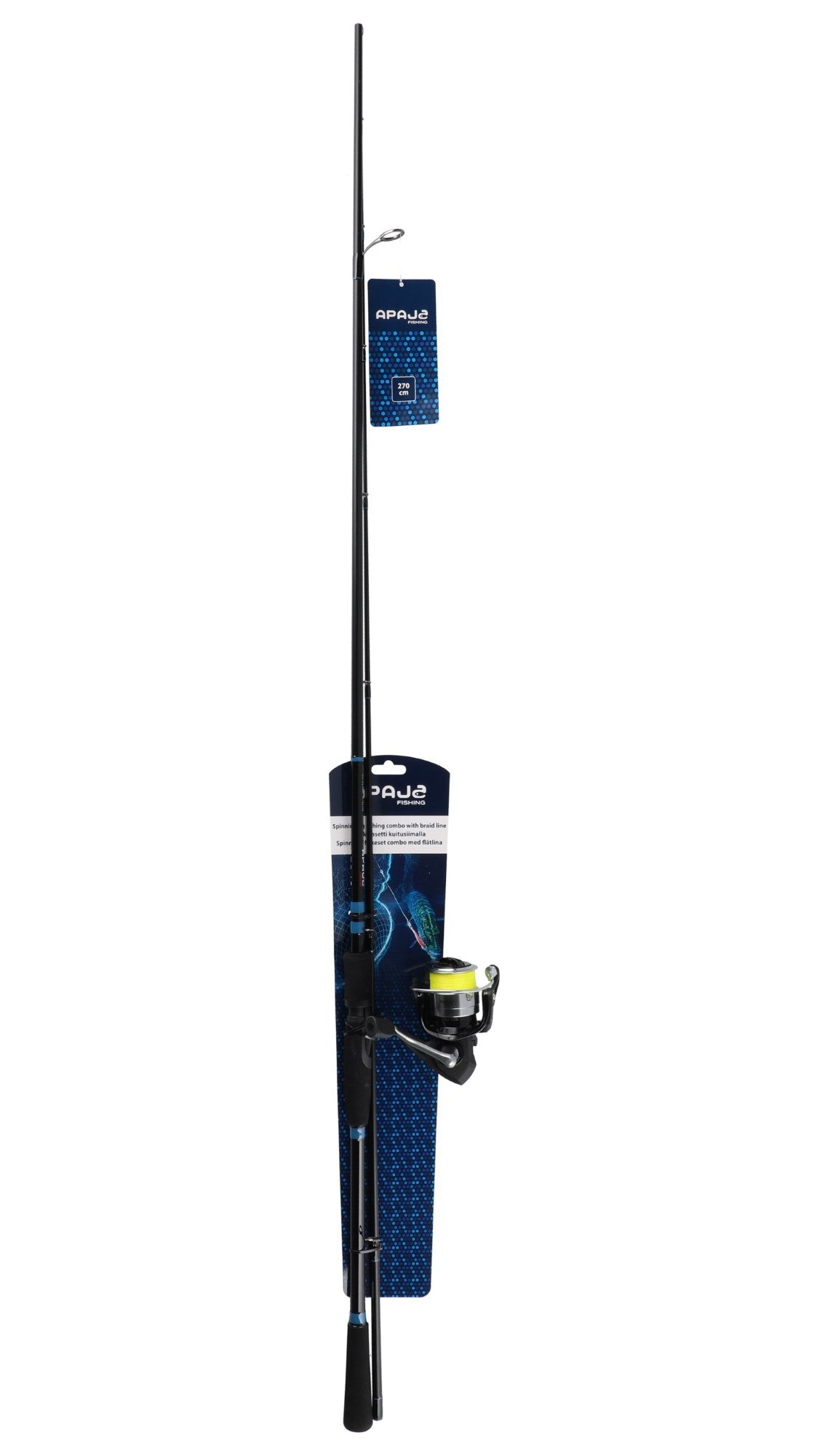 Apaja Avokelasetti kuitusiimalla 280 cm 10-30 g