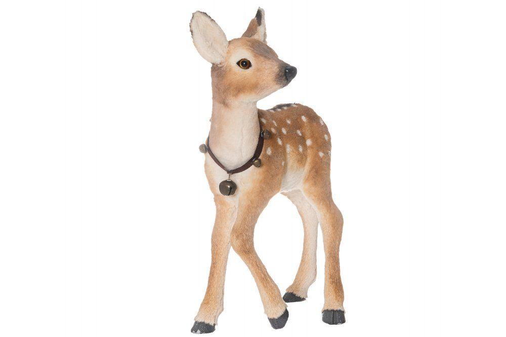 Winteria Bambi Seisova 58 cm Suloinen bambikoriste tuo lempeytta joulukoristeluun. Kauniisti viimeistelty bambi on