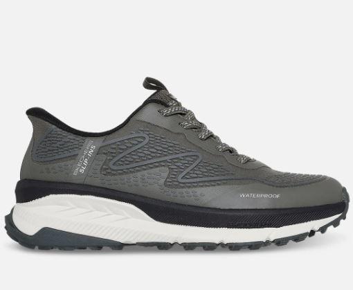 Skechers naisten Slip-ins: Switch Back - Mist - Waterproof - Olive Valmiina ulkoiluun talla vedenpitavalla ja mukavalla