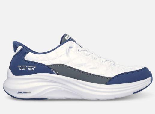 Skechers miesten Slip-ins: Contour Foam - Cozy Fit - Valkoinen Anna jalkojesi nauttia vaivattomasta mukavuudesta Skechers