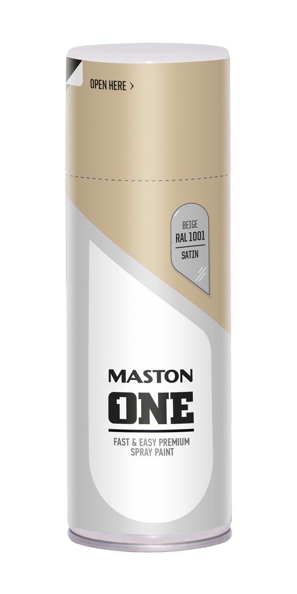 Spraymaali one - Satiini Beige RAL1001 400 ml
