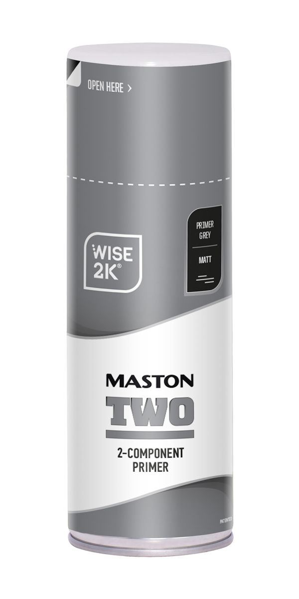 Spraymaali Maston 2k Two Pohjamaali Harmaa 400 ml