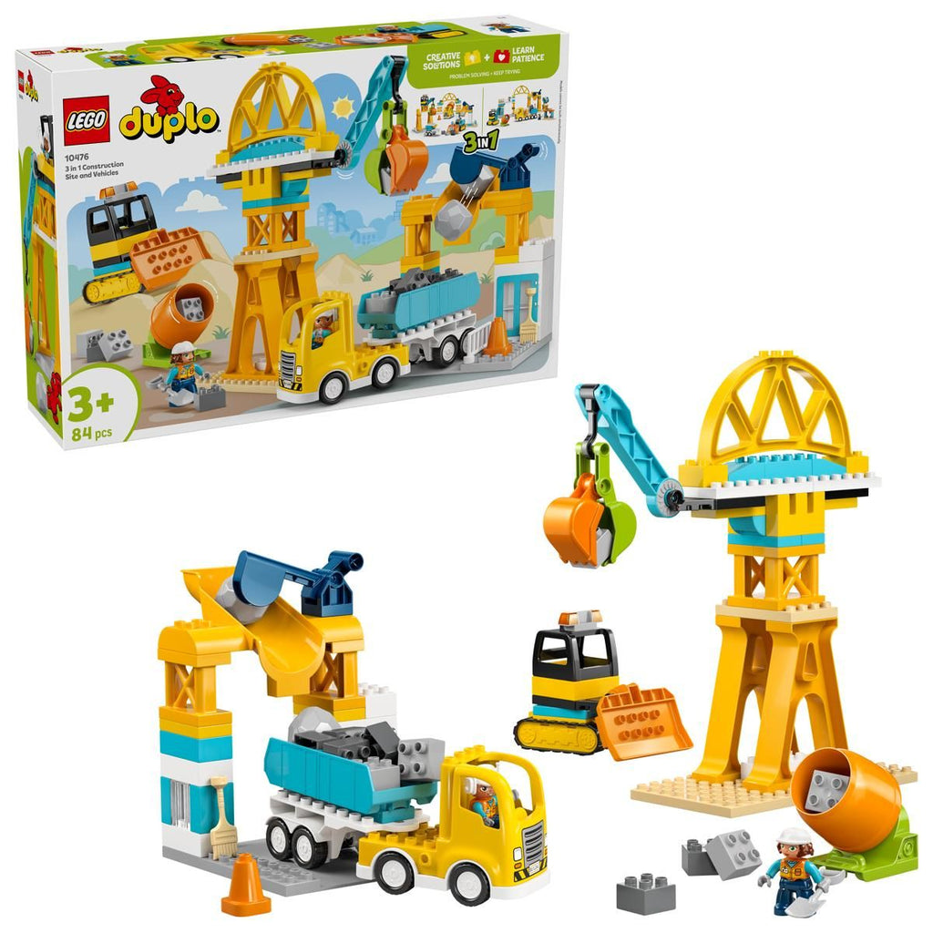 Lego Rakennustyömaa ja työmaa-ajoneuvot 3in1
