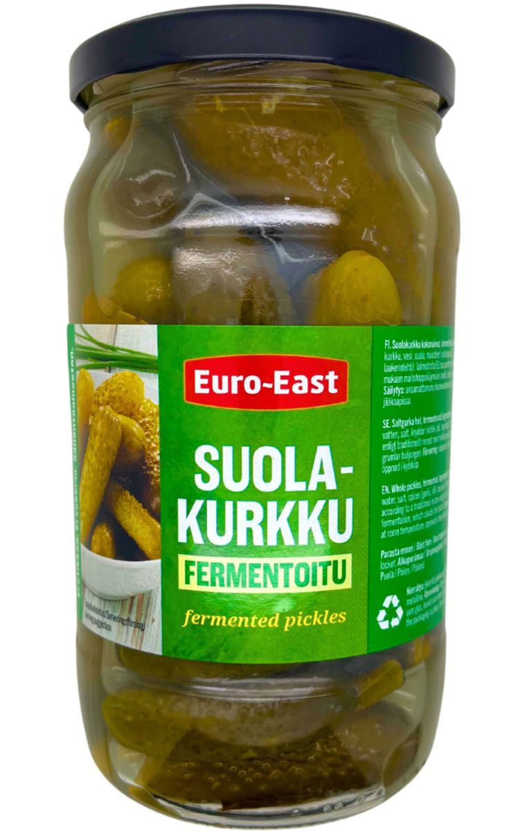 Euro-East Suolakurkku 740 g/ 395 g