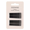 Mineas Basic hiuspinni 24 kpl Musta