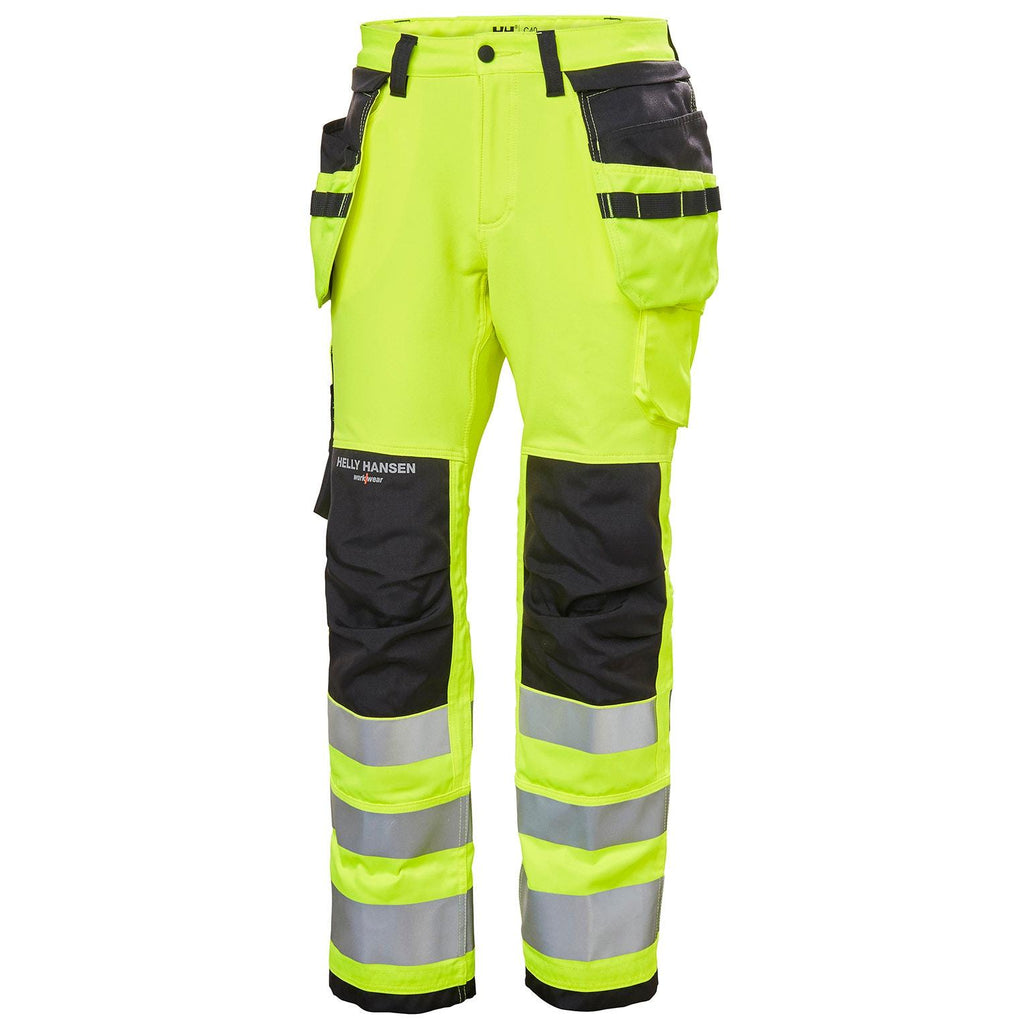 Helly Hansen Work Wear Naisten Luna Huomio Riipputaskuhousut 2 Lk. Luna Hi Vis -riipputaskuhousut talvikayttoon ovat naisten