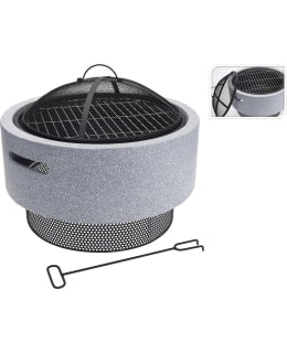 Fire bowl mgo with bbq rack
