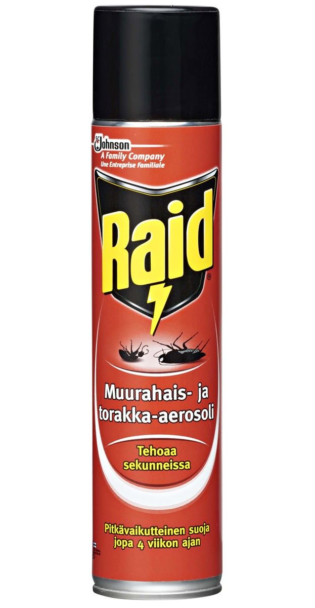 RAID muurahais- ja torakka aerosoli 300 ml