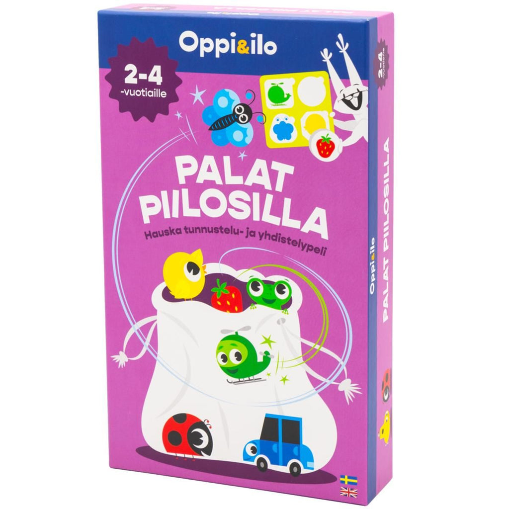 Oppi&ilo Palat piilosilla lastenpeli