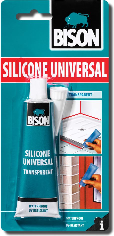 Bison Silikoni väritön 60 ml (ip-pkt)