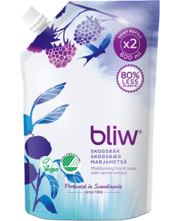 Bliw Nestesaippua Täyttö Metsämarja 600 ml