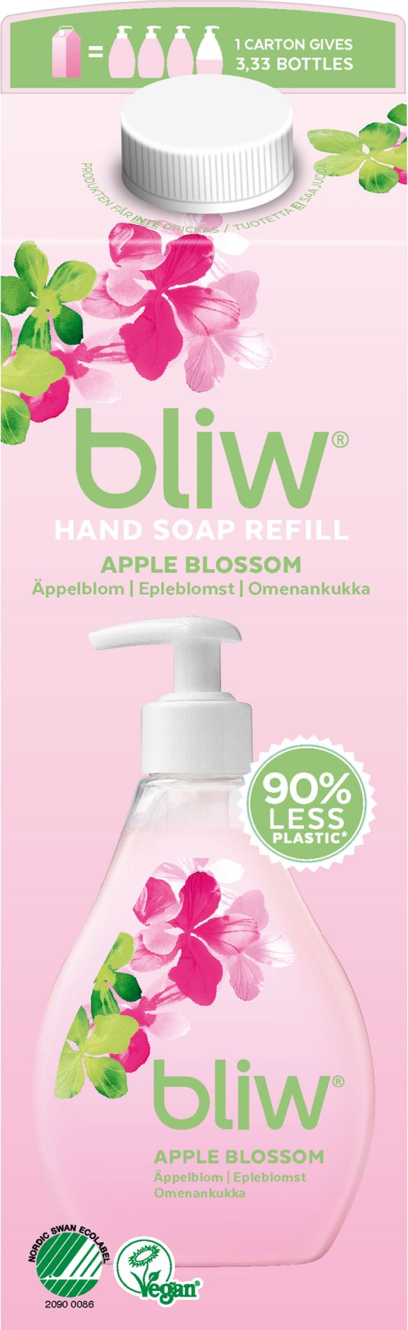 Bliw Omenakukka Nestesaippua 1 l