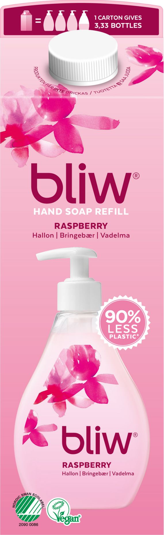 Bliw VadelmaTäyttö 1 l