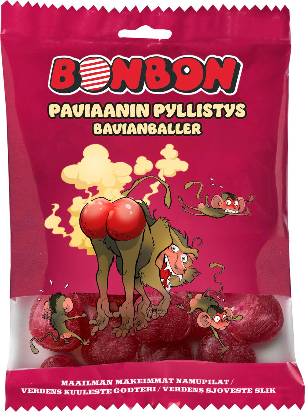 BonBon Paviaanin Pyllistys karamelli