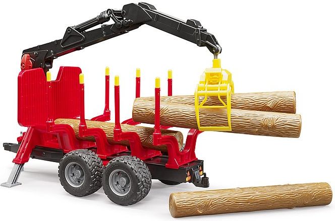Bruder Metsäperävaunu neljällä tukilla