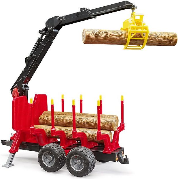 Bruder Metsäperävaunu neljällä tukilla