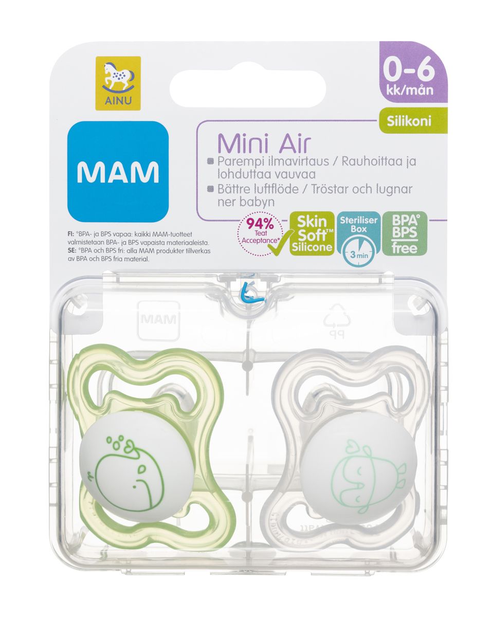 Ainu Mam Mini Air silikoni 0-6 kk