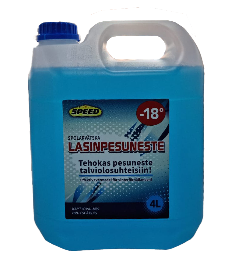 Tuulilasinpesuneste -18°, 4L, etanoli UN1170 -18°, 4L, etanoli