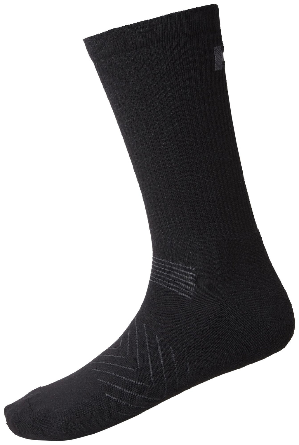 HELLY HANSEN SUKAT MANCHESTER MUSTA 3-PACK Manchester-sukka on tavallista hengittavampi verkkokankaan antaman ilmanvaihdon