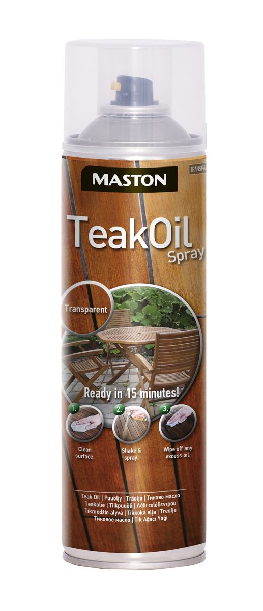 Spray Teak Oil 500 ml väritön