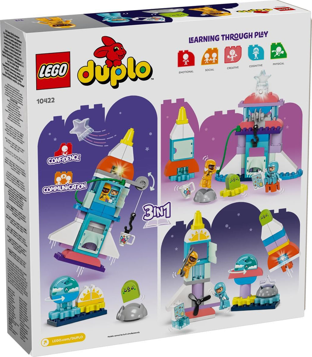 Duplo 3-in-1-avaruussukkulaseikkailu 10422
