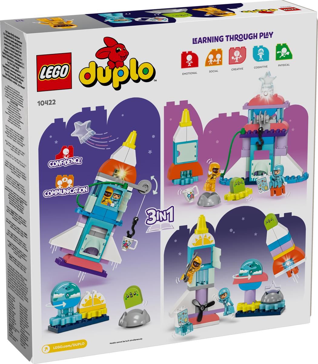 Duplo 3-in-1-avaruussukkulaseikkailu 10422