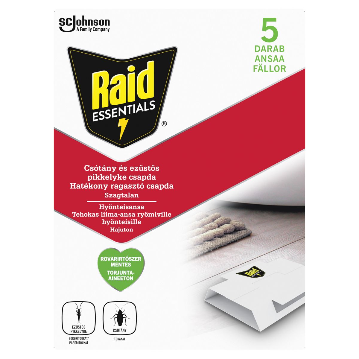 RAID hyönteisansa 5 kpl/pkt