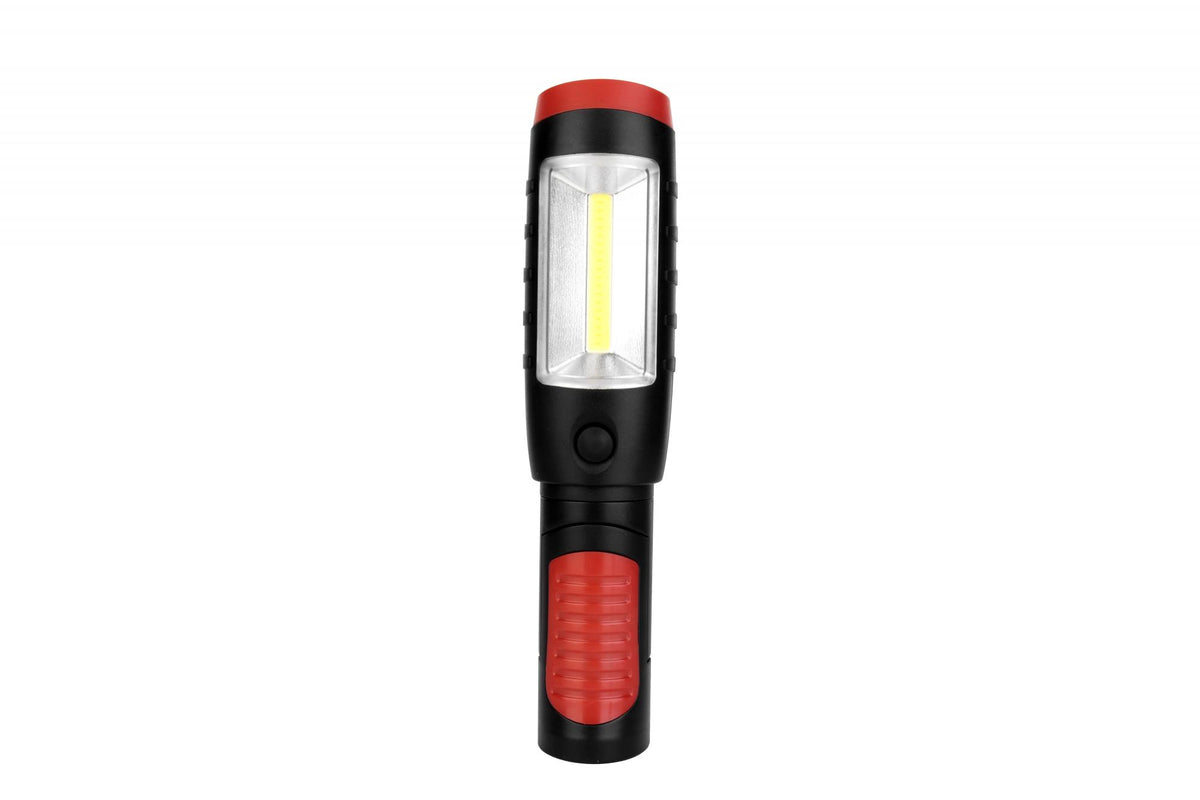 Tyovalo ladattava 4W 3W COB + 1W ABS-muovia. Magneetti ja koukku. Pakattu tuplablisteriin ja display pakkaukseen. 2200mAh